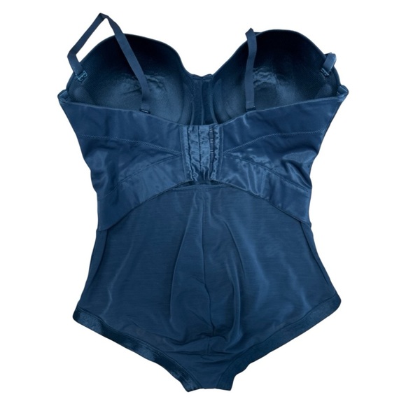 Maidenform Women's Firm Tummy-control Easy Up Strapless Bodysuit Size 40DD Black - Picture 12 of 13